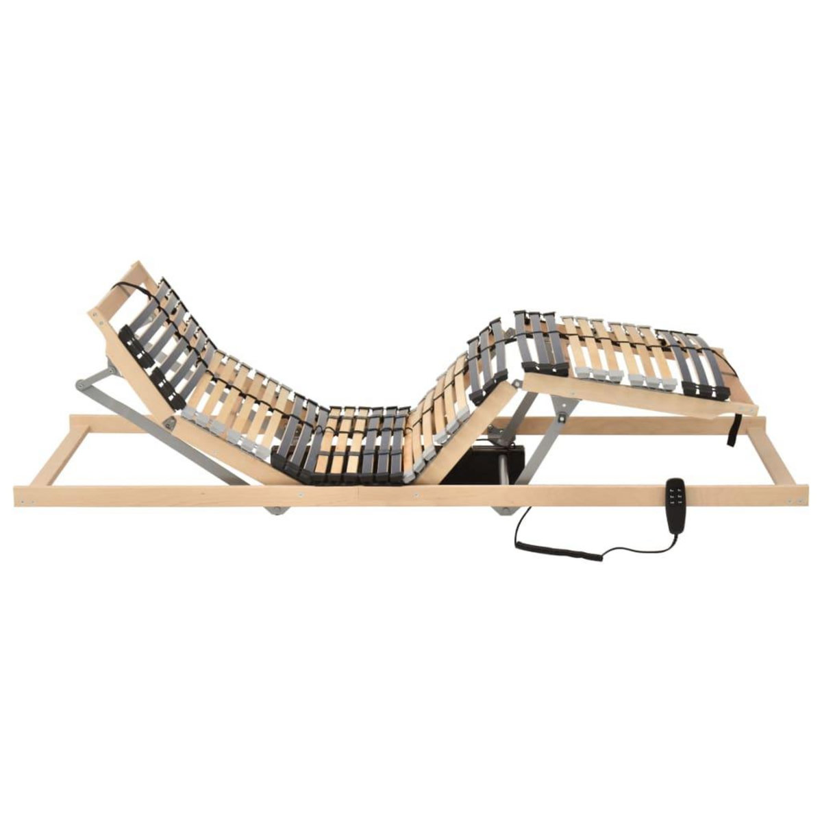 VIDAXL Sommier a lattes electrique sans matelas avec 7 zones 100x200cm