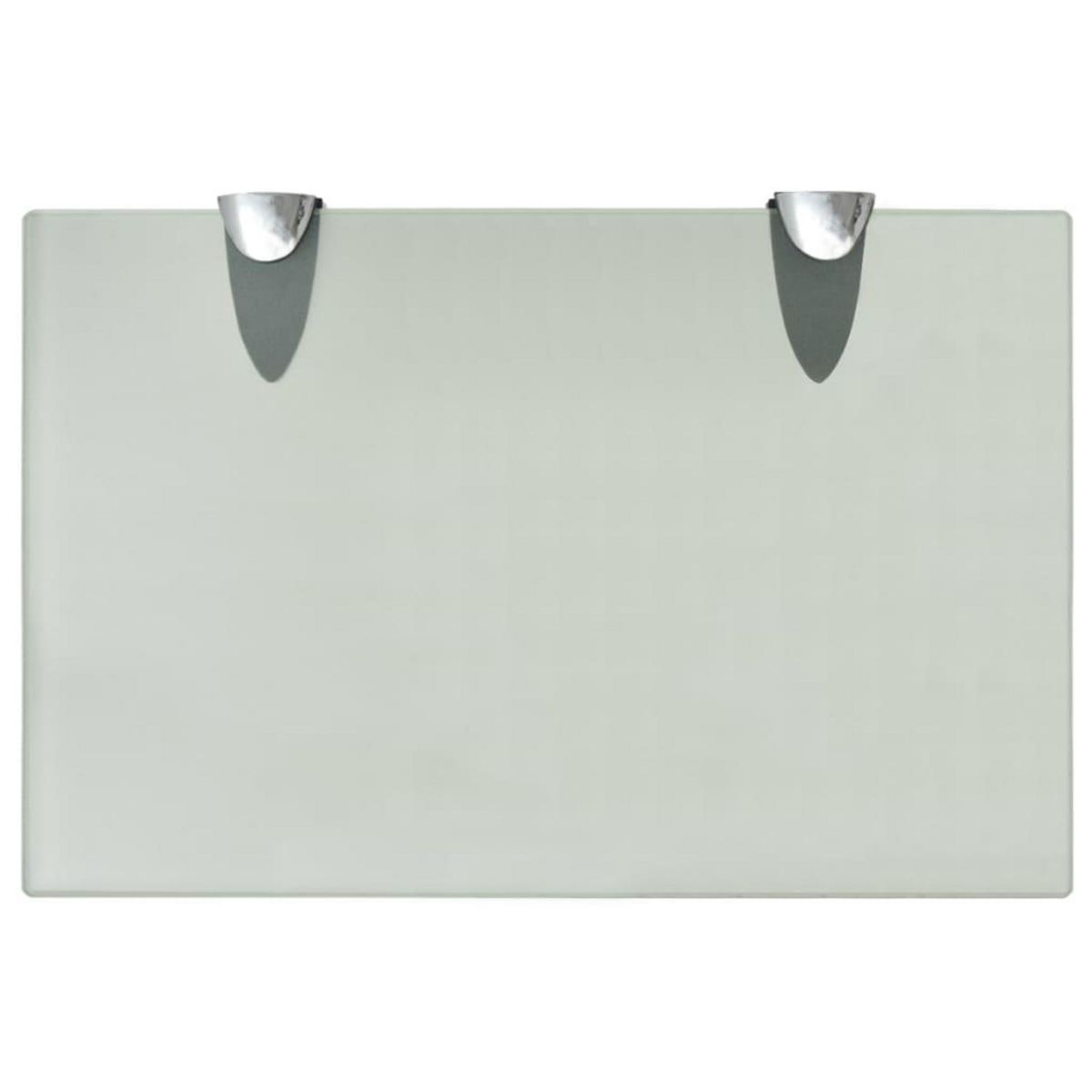 VIDAXL Etageres murales 2 pcs Verre 30 x 20 cm 8 mm