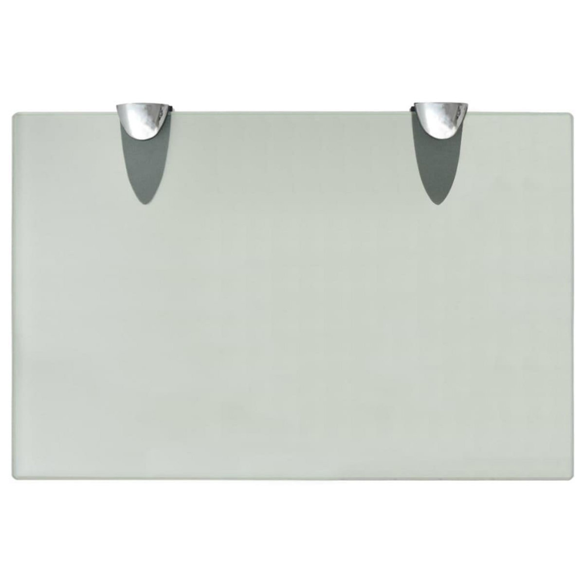 VIDAXL Etageres murales 2 pcs Verre 30 x 20 cm 8 mm