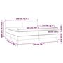 Voir la diapositive 6 : VIDAXL Sommier a lattes de lit avec matelas Noir 200x200 cm Similicuir