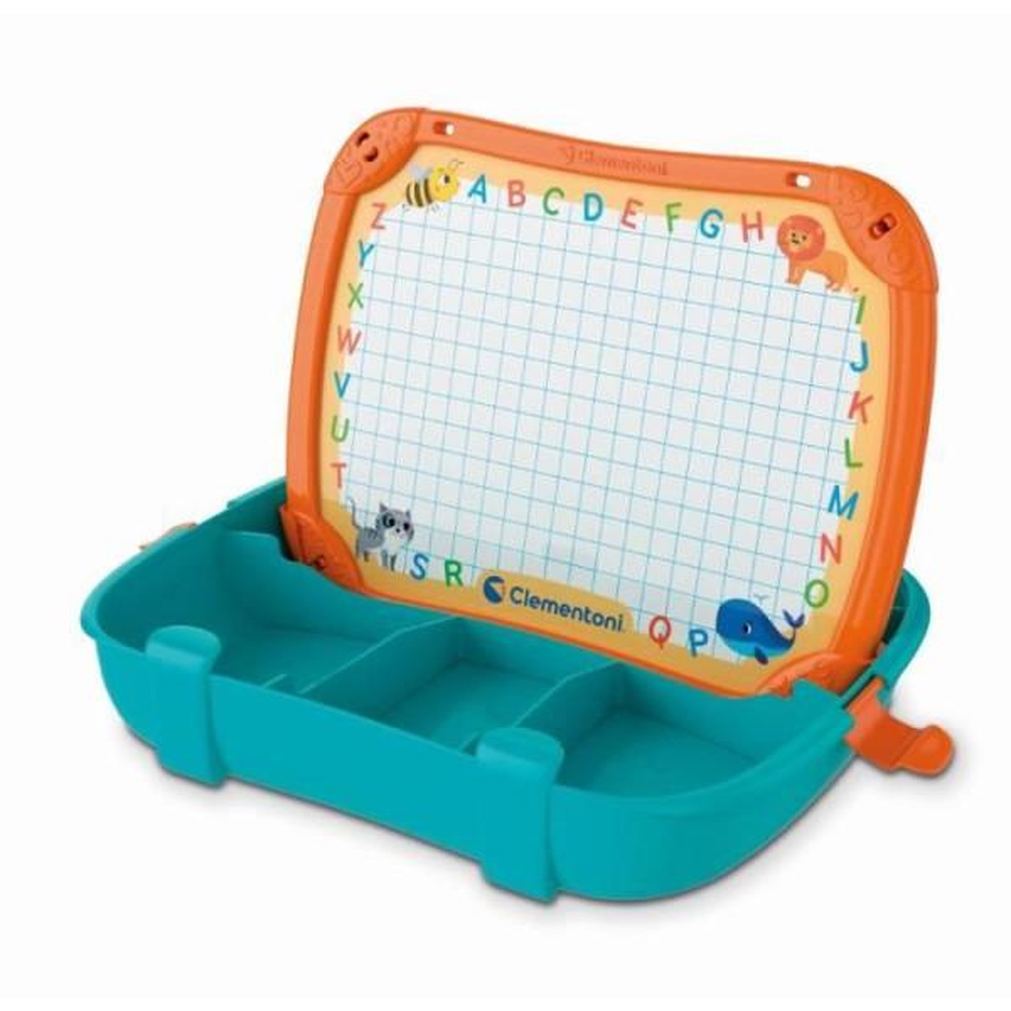 Voir la diapositive 4 : CLEMENTONI Mallette lettres & animaux magnétiques - clementoni - des 3 ans - multicolore - intérieur