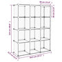 Voir la diapositive 6 : VIDAXL Cubes de rangement 12 pcs Transparent PP