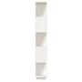 Voir la diapositive 4 : VIDAXL Bibliotheque/Separateur de piece Blanc 80x25x163,5cm Pin massif