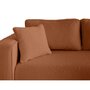 Voir la diapositive 6 : BEST MOBILIER Topaze - canapé d'angle déhoussable réversible 4 places en tissu bouclette
