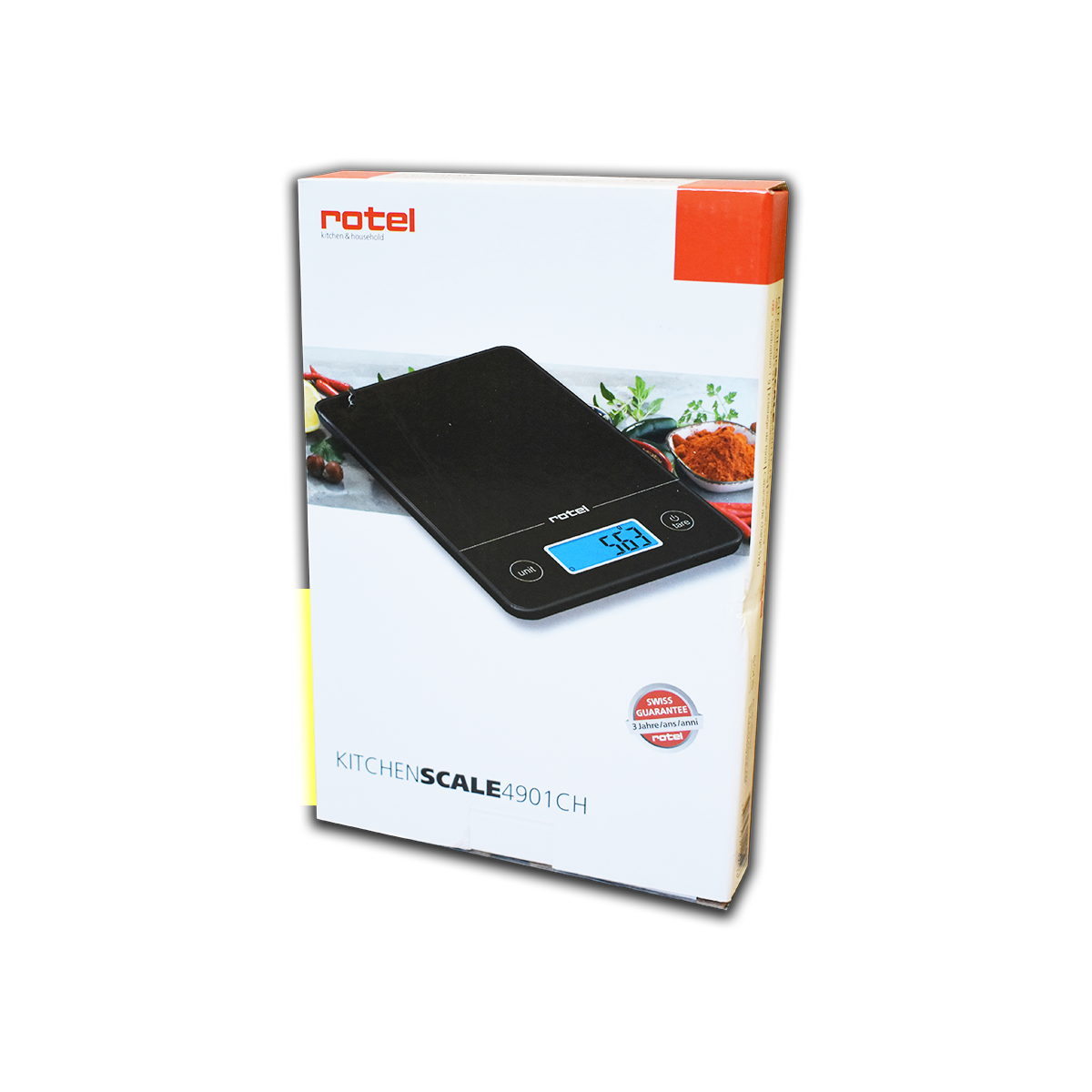 Rotel Balance de cuisine Noir électronique écran tactile Rotel