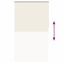 Voir la diapositive 5 : VIDAXL Store enrouleur occultant blanc casse 120x230 cm largeur tissu