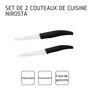 Voir la diapositive 4 : NIROSTA Set de 2 couteaux de cuisine lame en céramique 18 et 24 cm Nirosta