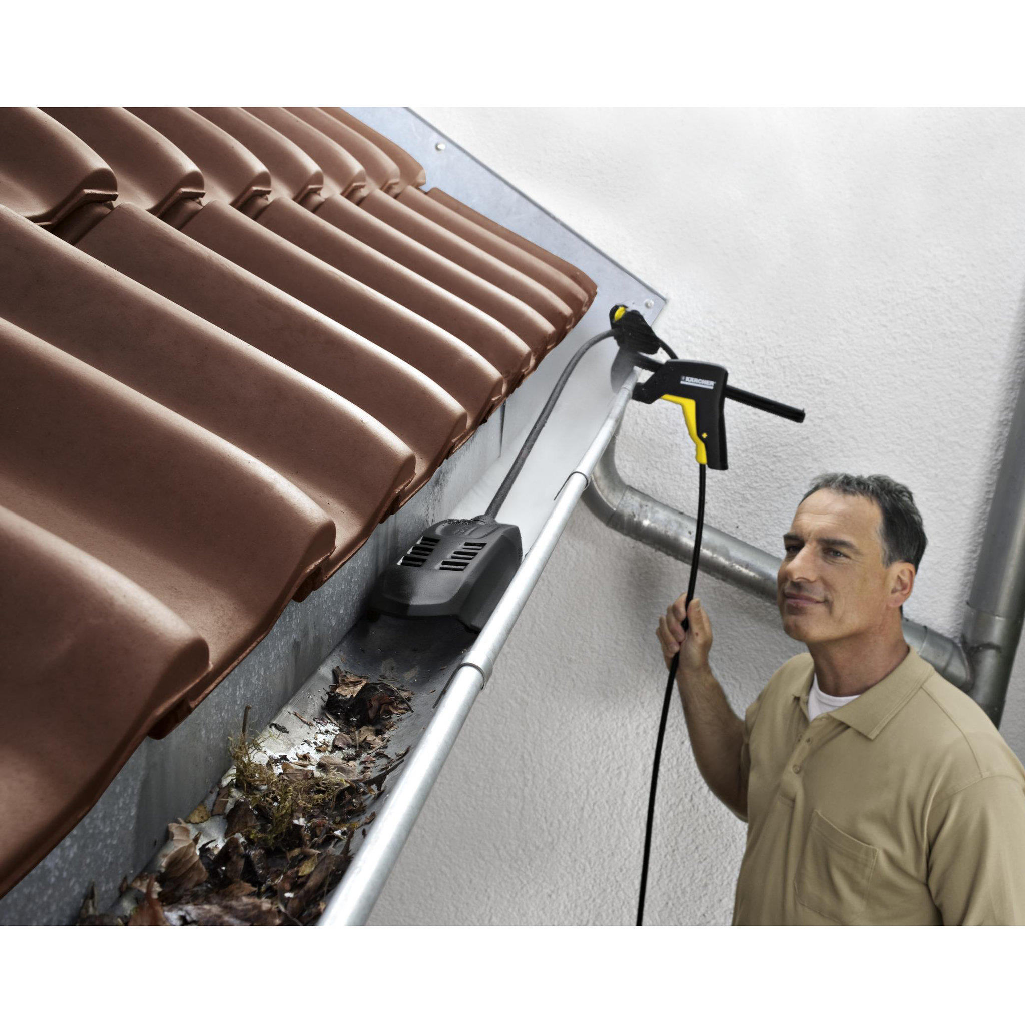 Voir la diapositive 3 : KARCHER Nettoyeurs canalisations/gouttières 20m