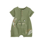 Petit Béguin Barboteuse bébé Gabin. Coloris disponibles : Vert