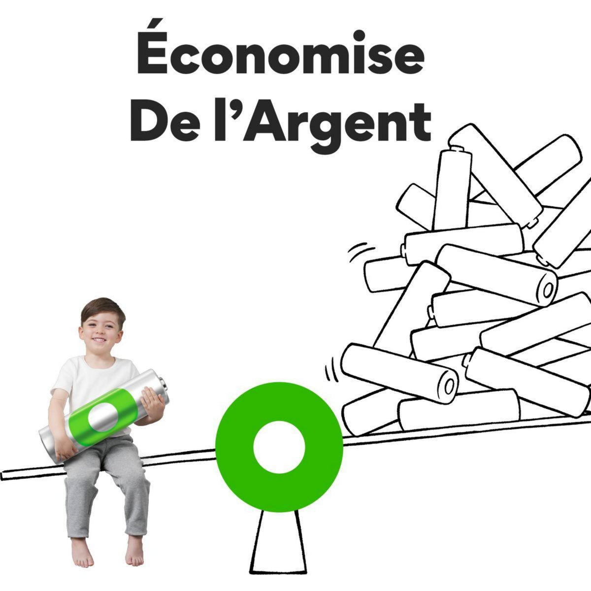 GP BATTERIES Pile rechargeable C ReCyckO lot de 2 3000mAh