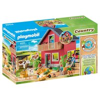 Playmobil 70132 - country la ferme - grande ferme avec silo et