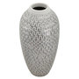 Voir la diapositive 2 : Paris Prix Vase Déco en Résine  Wave  43cm Blanc