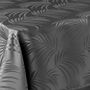 Voir la diapositive 2 : Paris Prix Nappe Jacquard  Plumette  140x240cm Anthracite