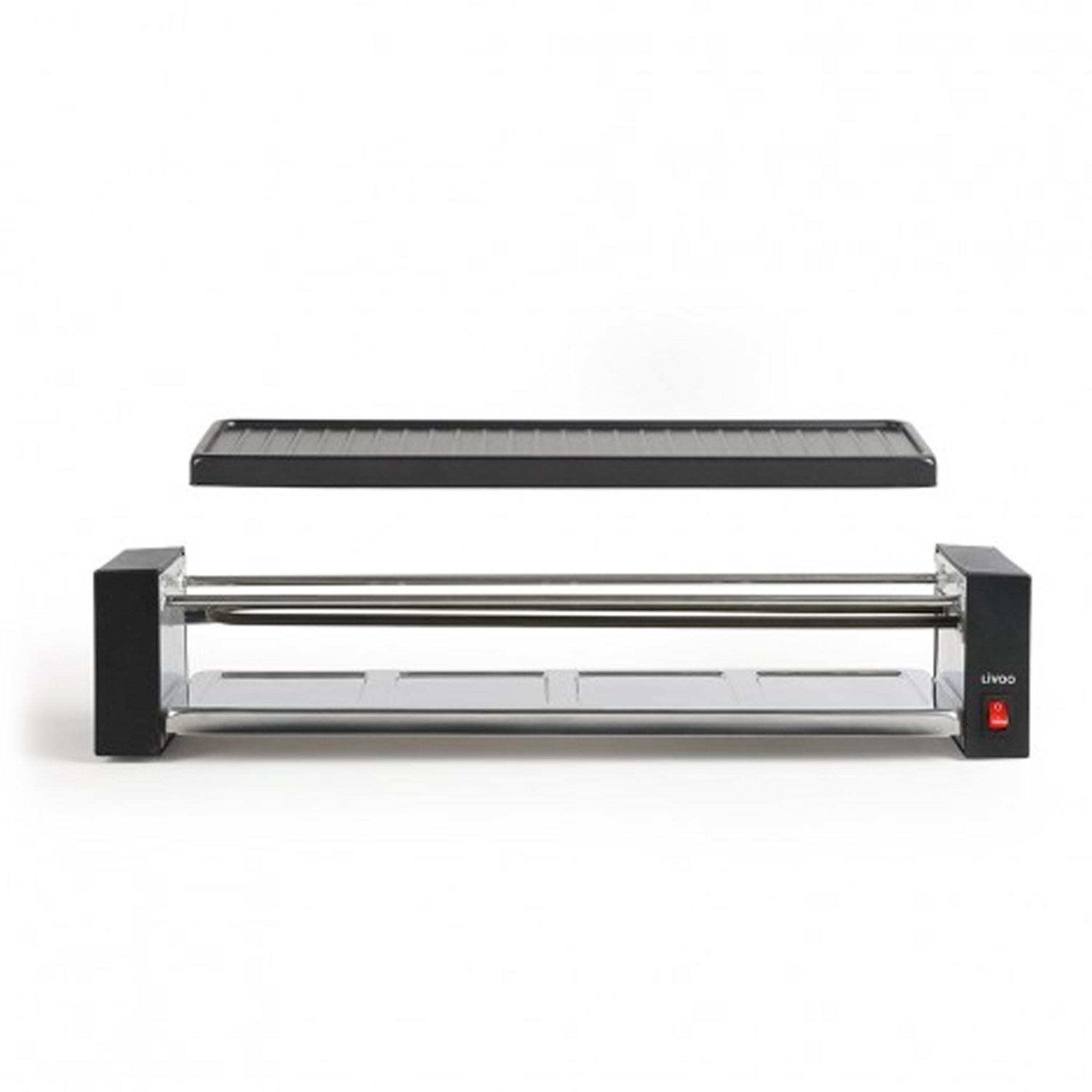 Voir la diapositive 4 : LIVOO Appareil à raclette 4 personnes 800w - DOC259