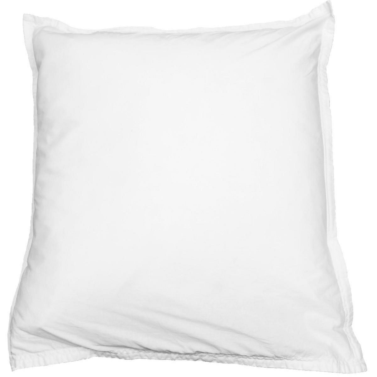 Sensei Maison Lot de 2 taies d'oreiller en coton lavé biologique ORGANIKA