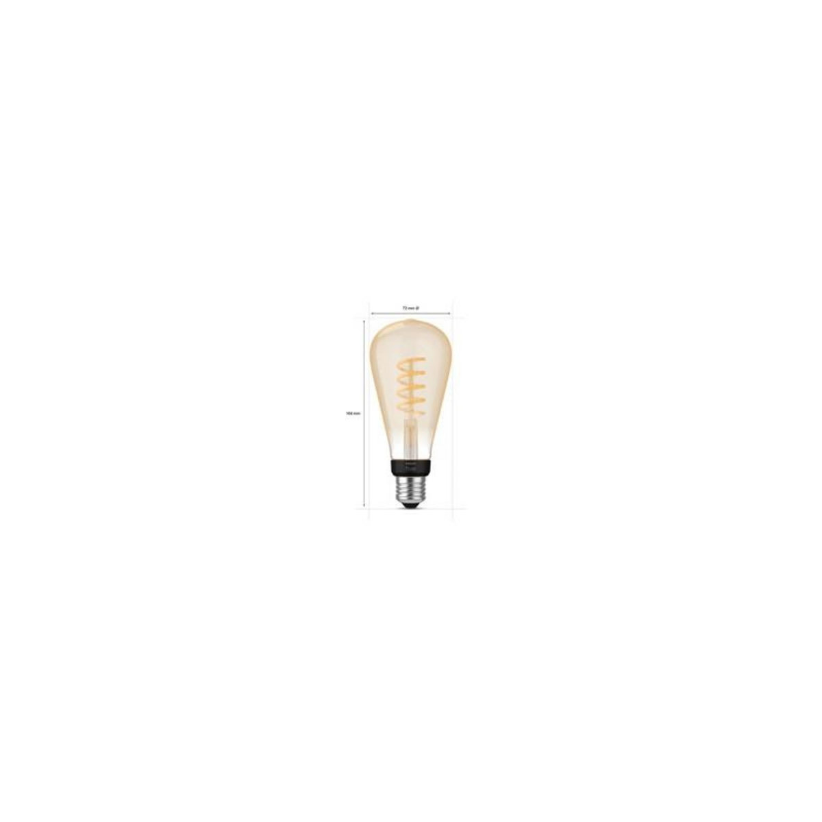 PHILIPS HUE Ampoules connectées Philips Hue ampoule White Ambiance 7W Edison Giant Filament E27x1