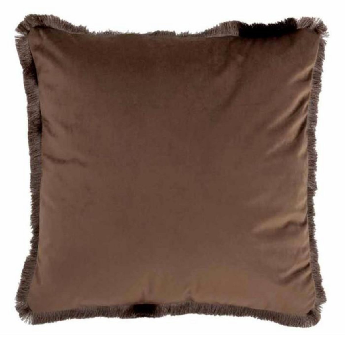 Paris Prix Coussin Carré Déco  Alpha  42x43cm Marron