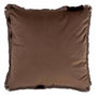 Voir la diapositive 1 : Paris Prix Coussin Carré Déco  Alpha  42x43cm Marron
