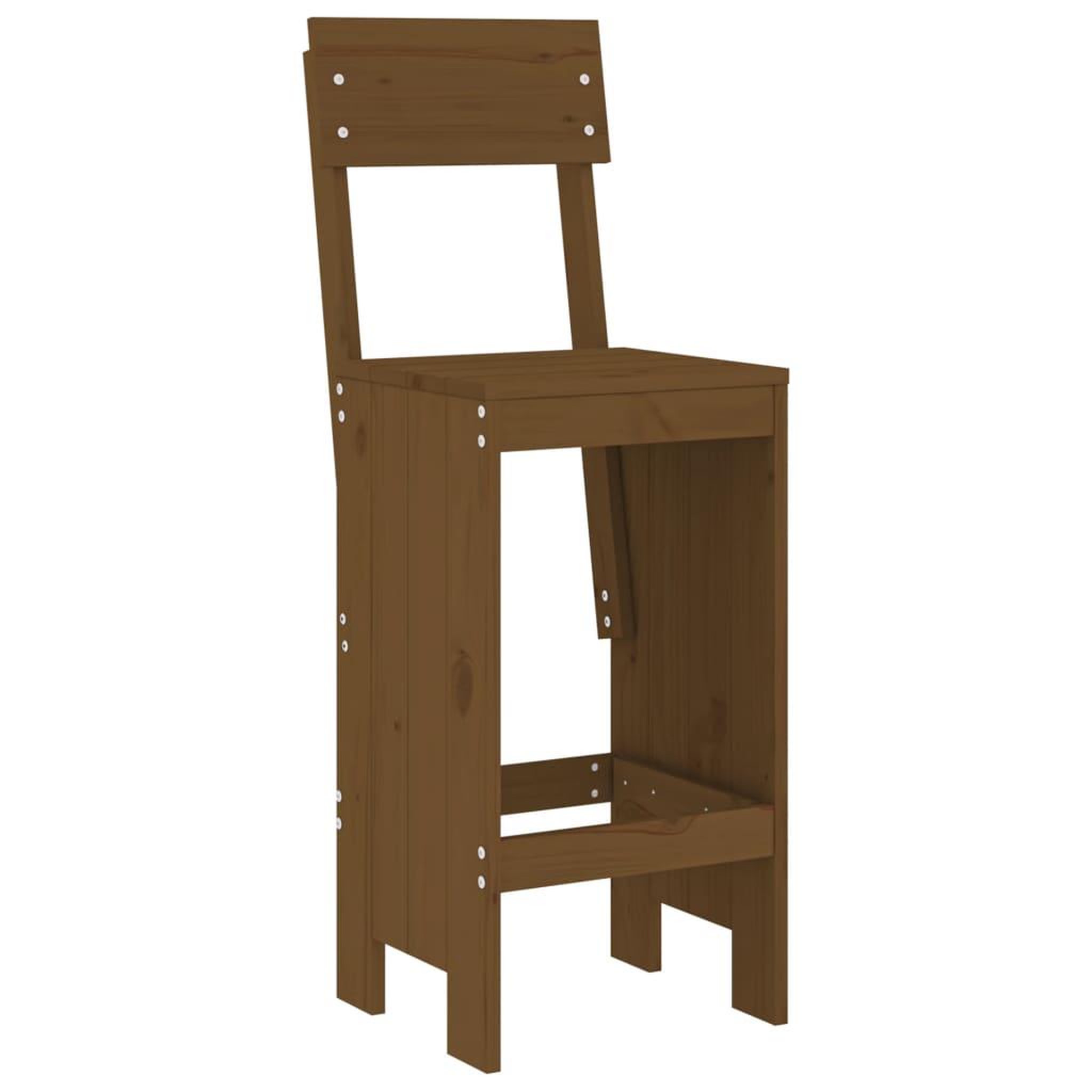 Voir la diapositive 4 : VIDAXL Ensemble de bar de jardin 5 pcs marron miel bois de pin massif