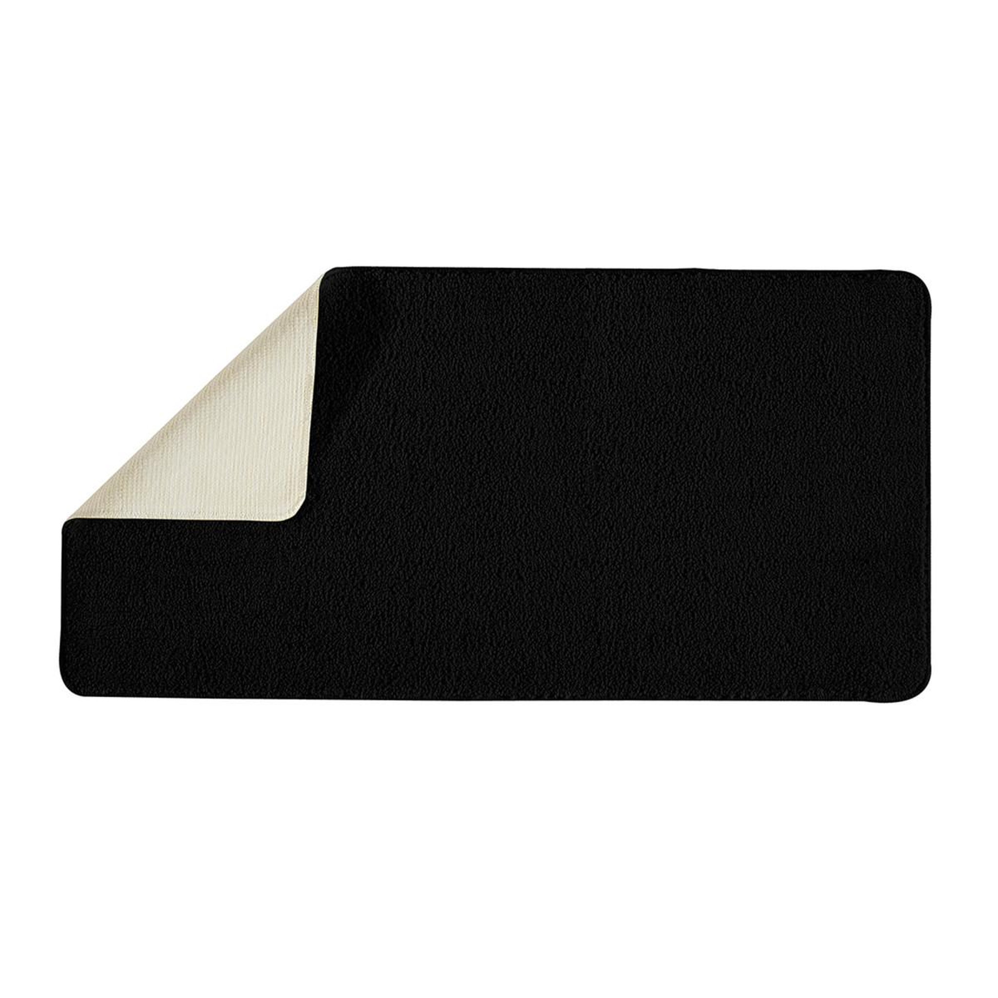 Voir la diapositive 1 : GUY LEVASSEUR Tapis de bain uni 60x120 en polyester 60x120cm