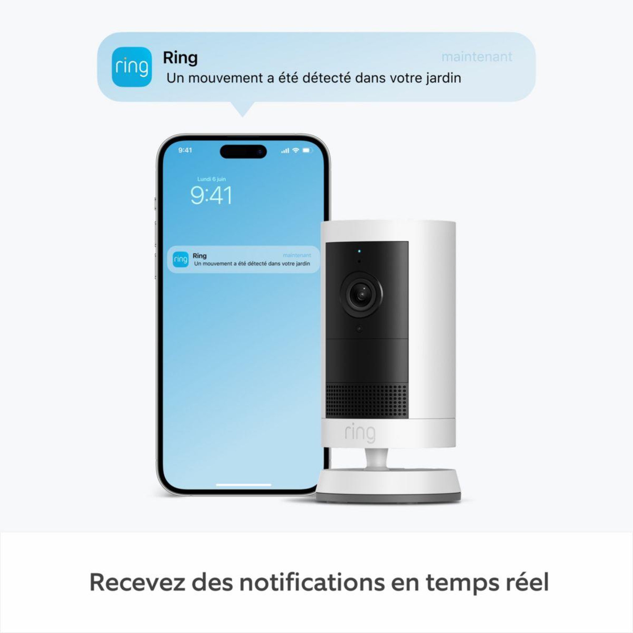 Voir la diapositive 5 : Ring Caméra de surveillance Cam Plus - Blanche