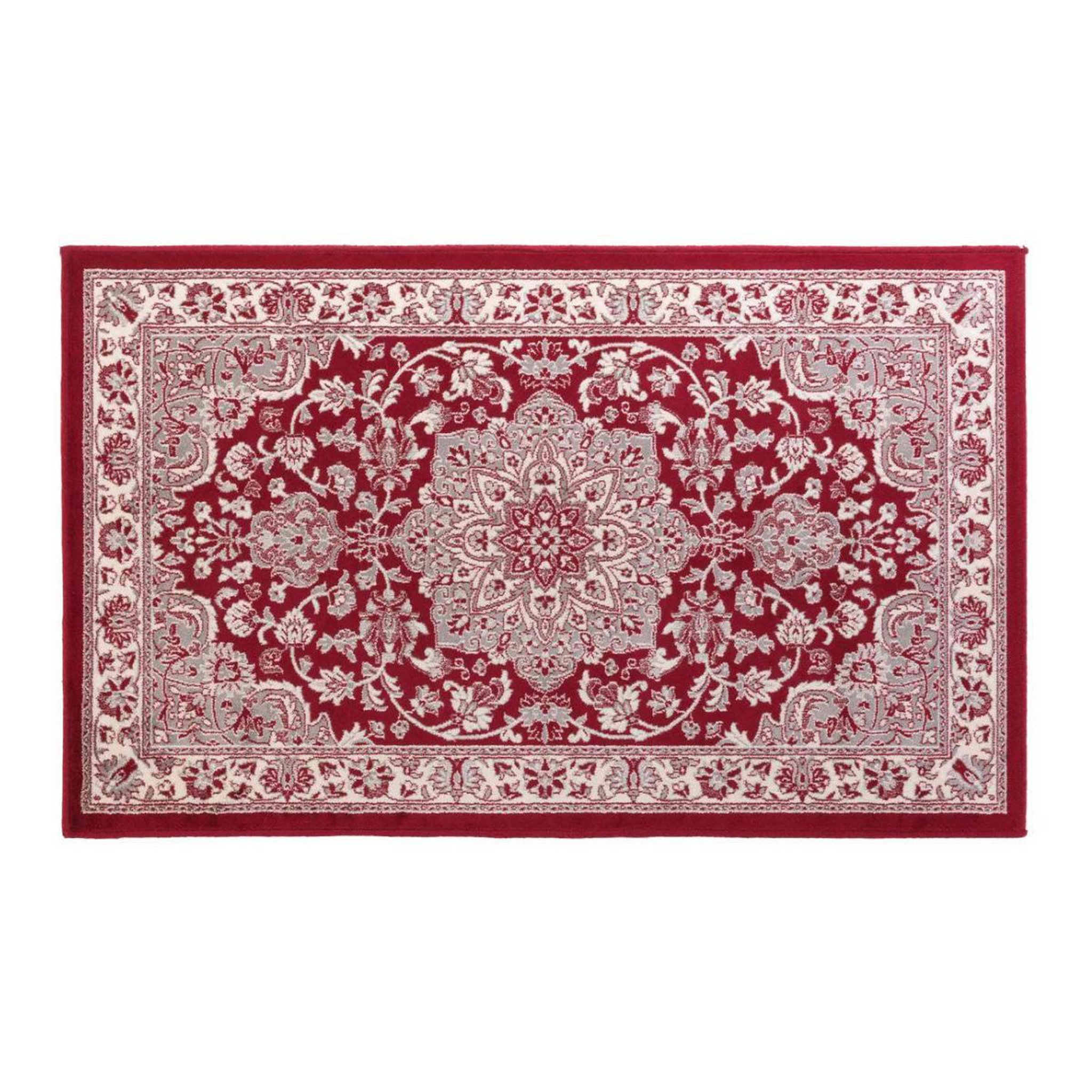 Douceur d'Intérieur Tapis déco  cherine  68x110cm rouge