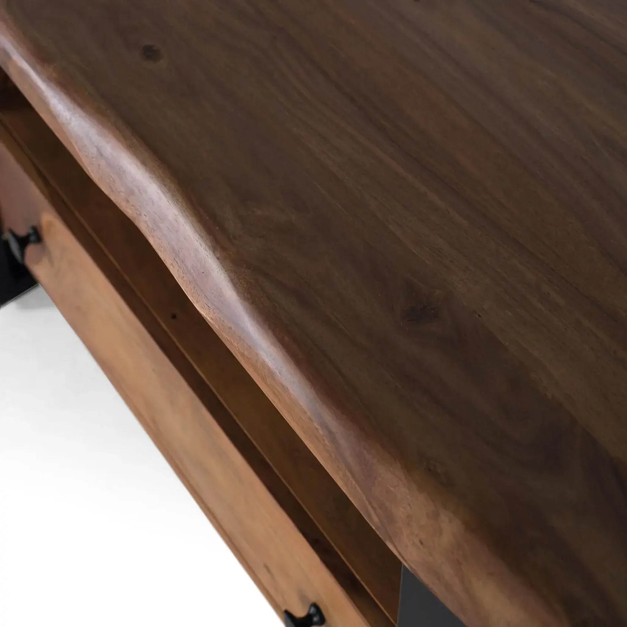 Voir la diapositive 4 : GINER Y COLOMER SL Meuble tv en bois de palissandre 170 cm style industriel