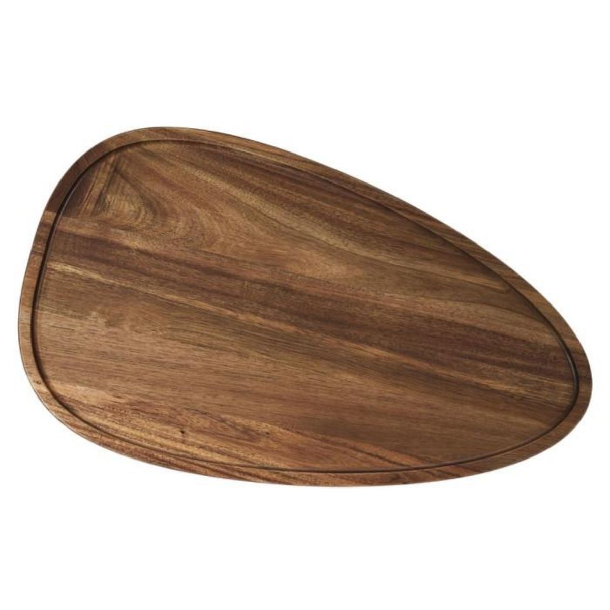 Paris Prix Lot de 2 Tables Basses Gigognes  Galet  60cm Marron