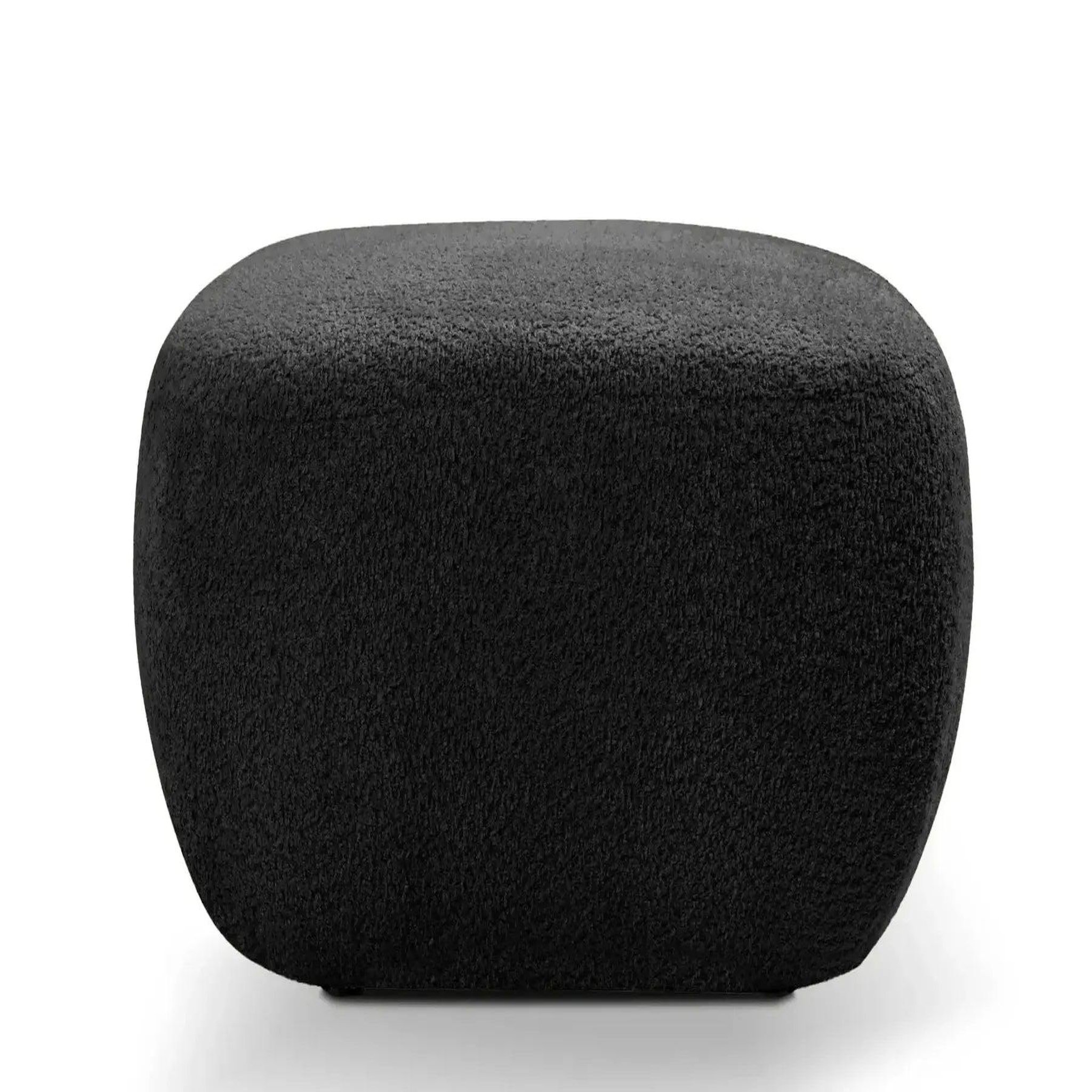 Voir la diapositive 1 : CASANOVA PARIS Santiago - pouf tissu bouclette