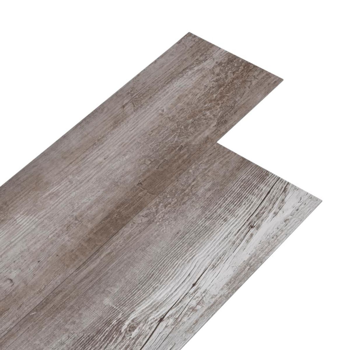 VIDAXL Dalles de plancher PVC 5,02 m^2 2 mm autoadhesif marron bois mat