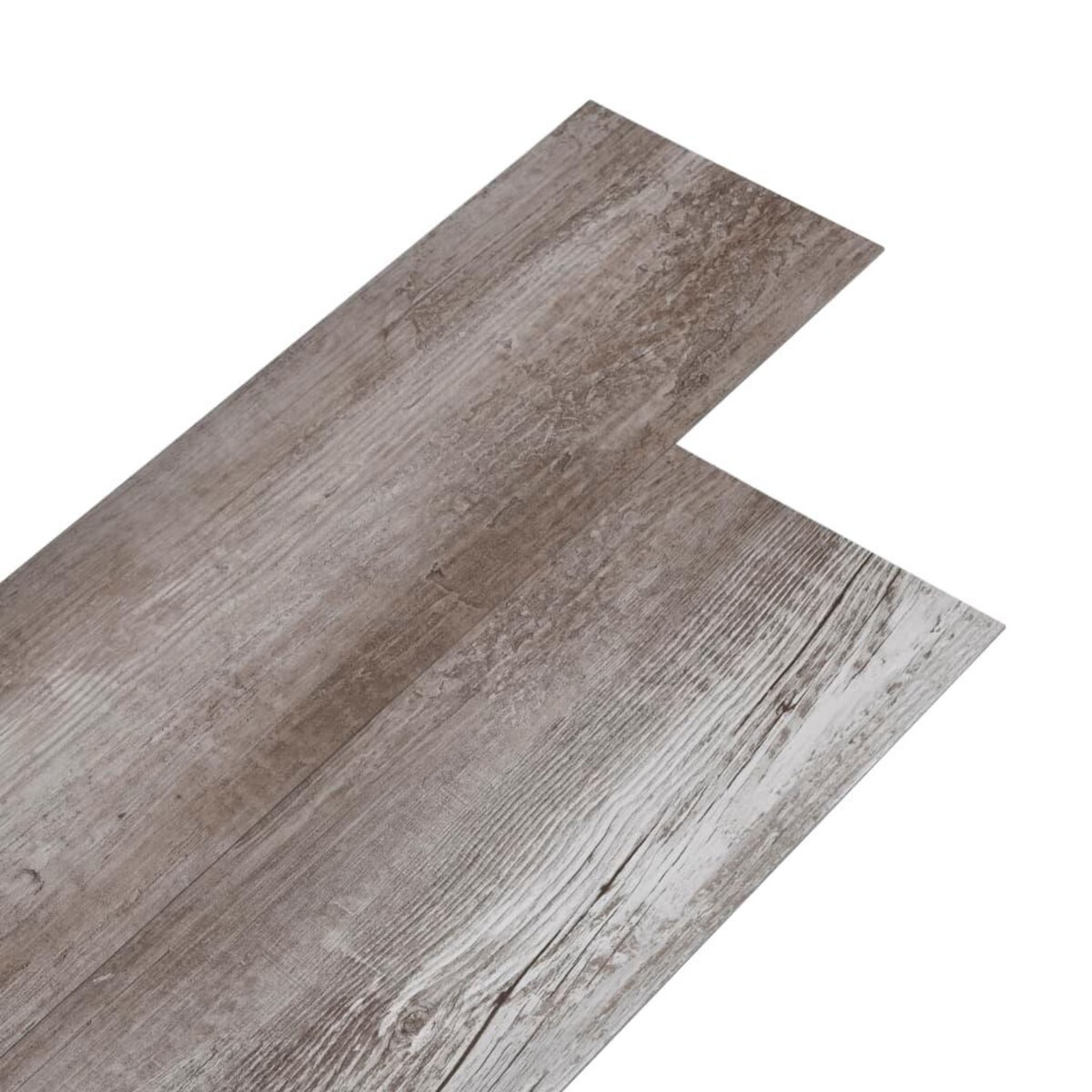 VIDAXL Dalles de plancher PVC 5,02 m^2 2 mm autoadhesif marron bois mat