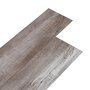Voir la diapositive 2 : VIDAXL Dalles de plancher PVC 5,02 m^2 2 mm autoadhesif marron bois mat
