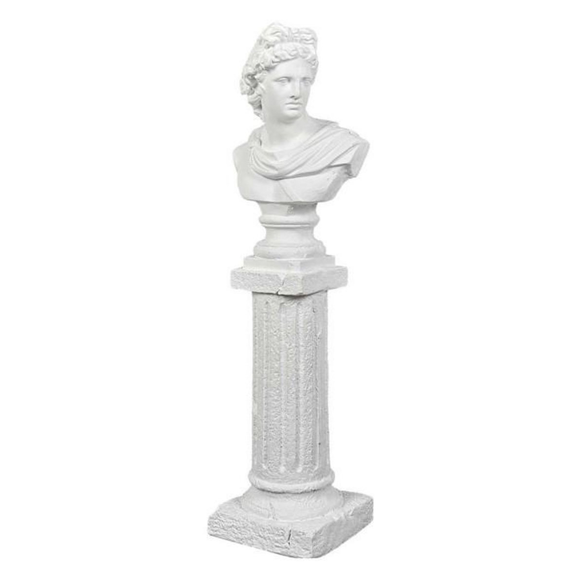 Paris Prix Statue en Magnésie  Buste  63cm Blanc