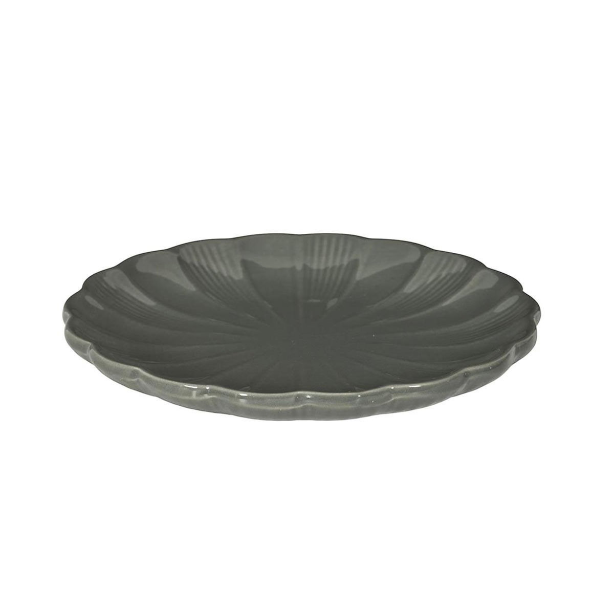 Paris Prix Lot de 6 Assiettes à Dessert  Calista  19cm Gris