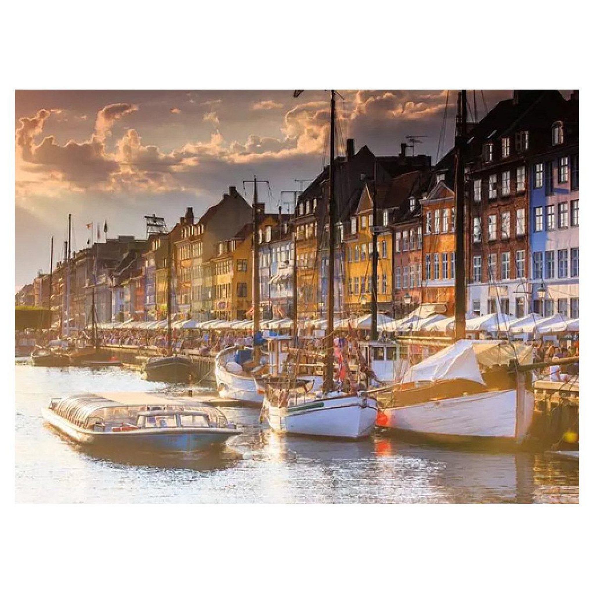 Voir la diapositive 2 : Nathan 500p puzzle couche de soleil a copenhague