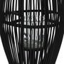 Voir la diapositive 2 : VIDAXL Bougeoir suspendu Bambou Noir 95 cm