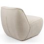 Voir la diapositive 4 : Paris Prix Fauteuil Design Bouclette  Agustin  94cm Beige