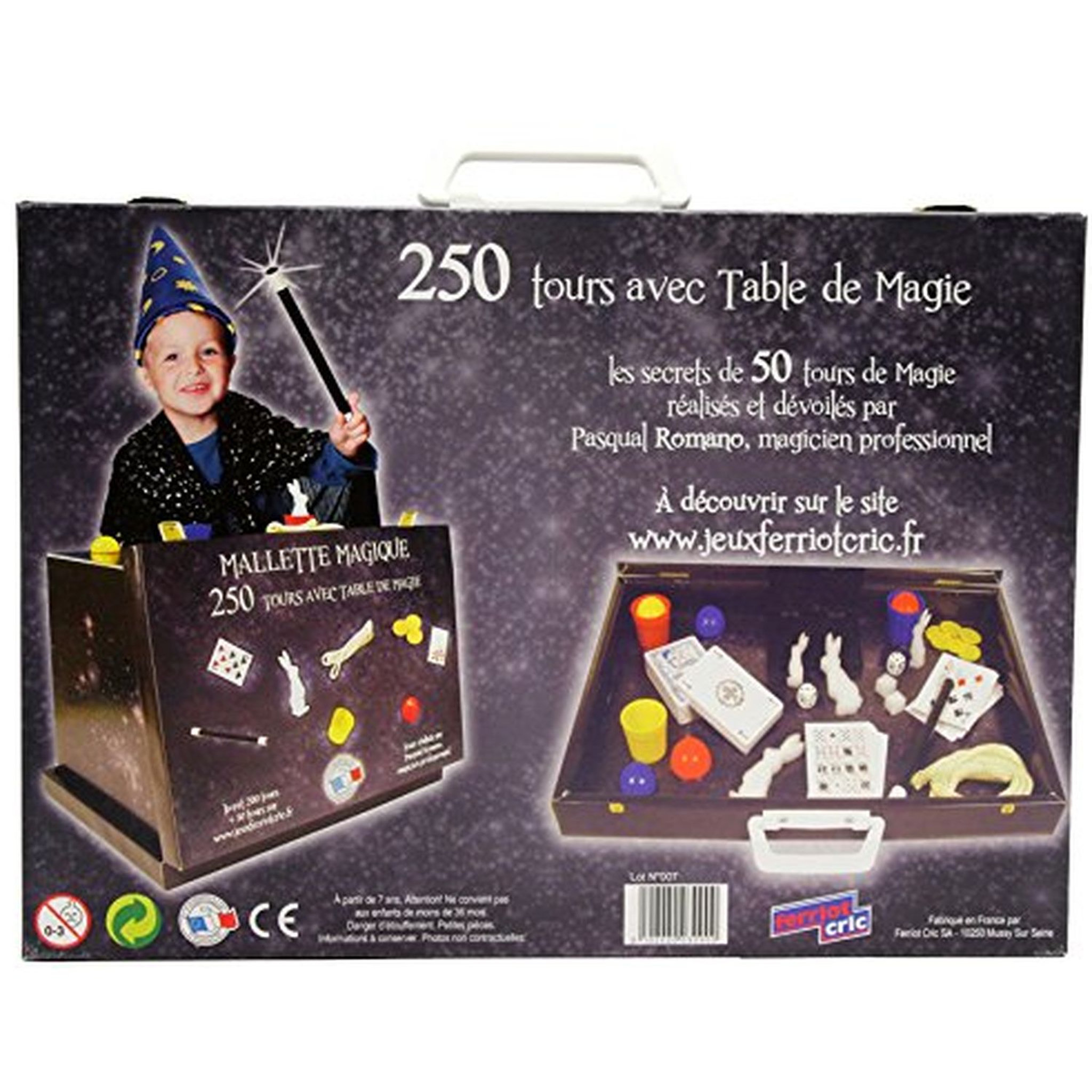 Voir la diapositive 3 : FERRIOT Malette magique 250 tours