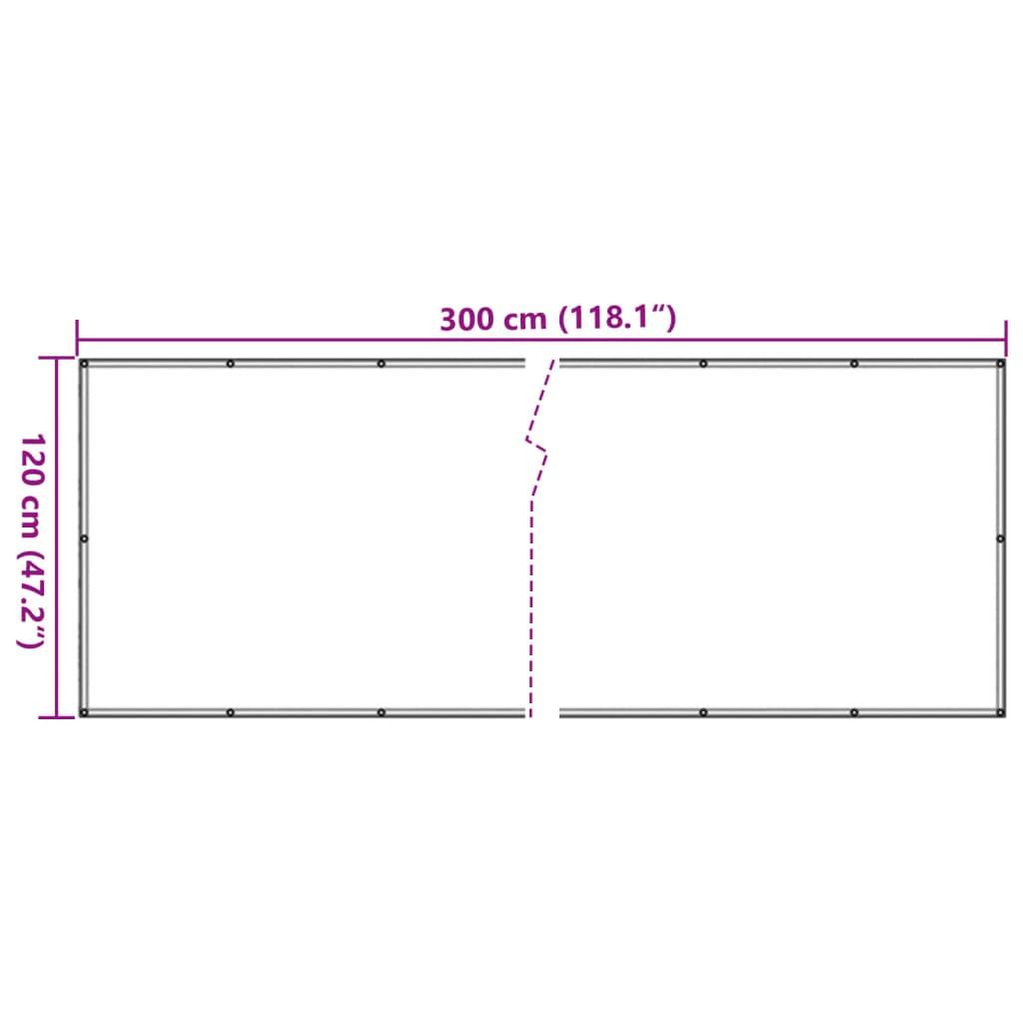 Voir la diapositive 6 : VIDAXL Ecran d'intimite de balcon anthracite 300x120 cm PVC
