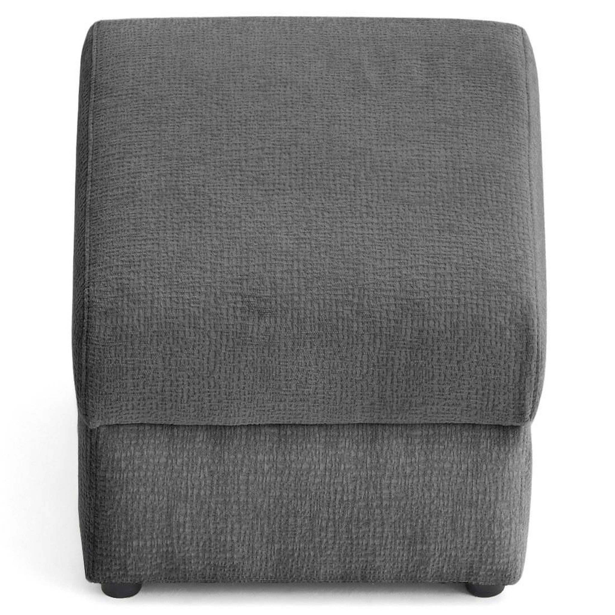 Voir la diapositive 6 : LISA DESIGN Bastille - pouf en tissu velours relief