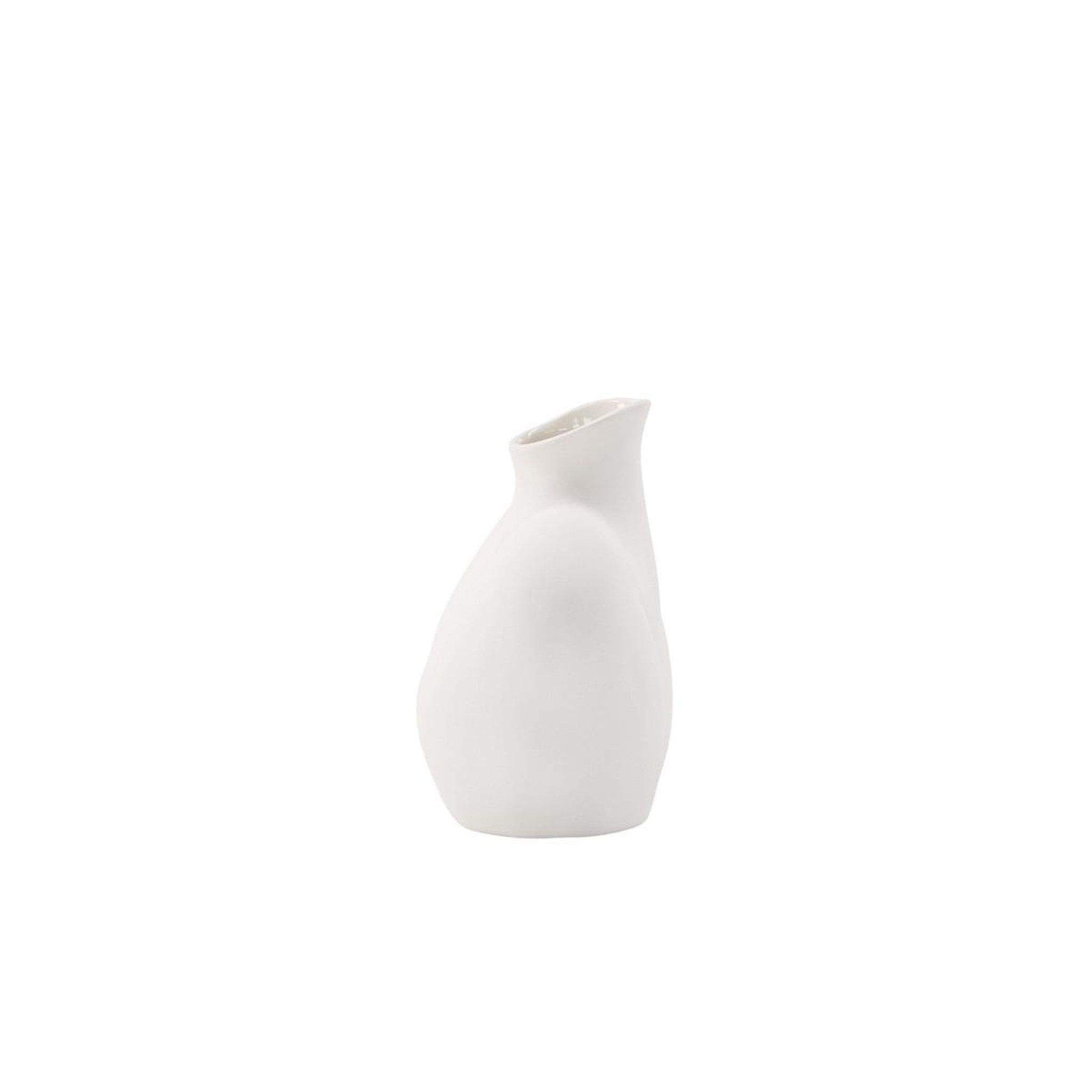 Voir la diapositive 2 : Paris Prix Vase corps féminin en céramique  harvey  17cm blanc cassé