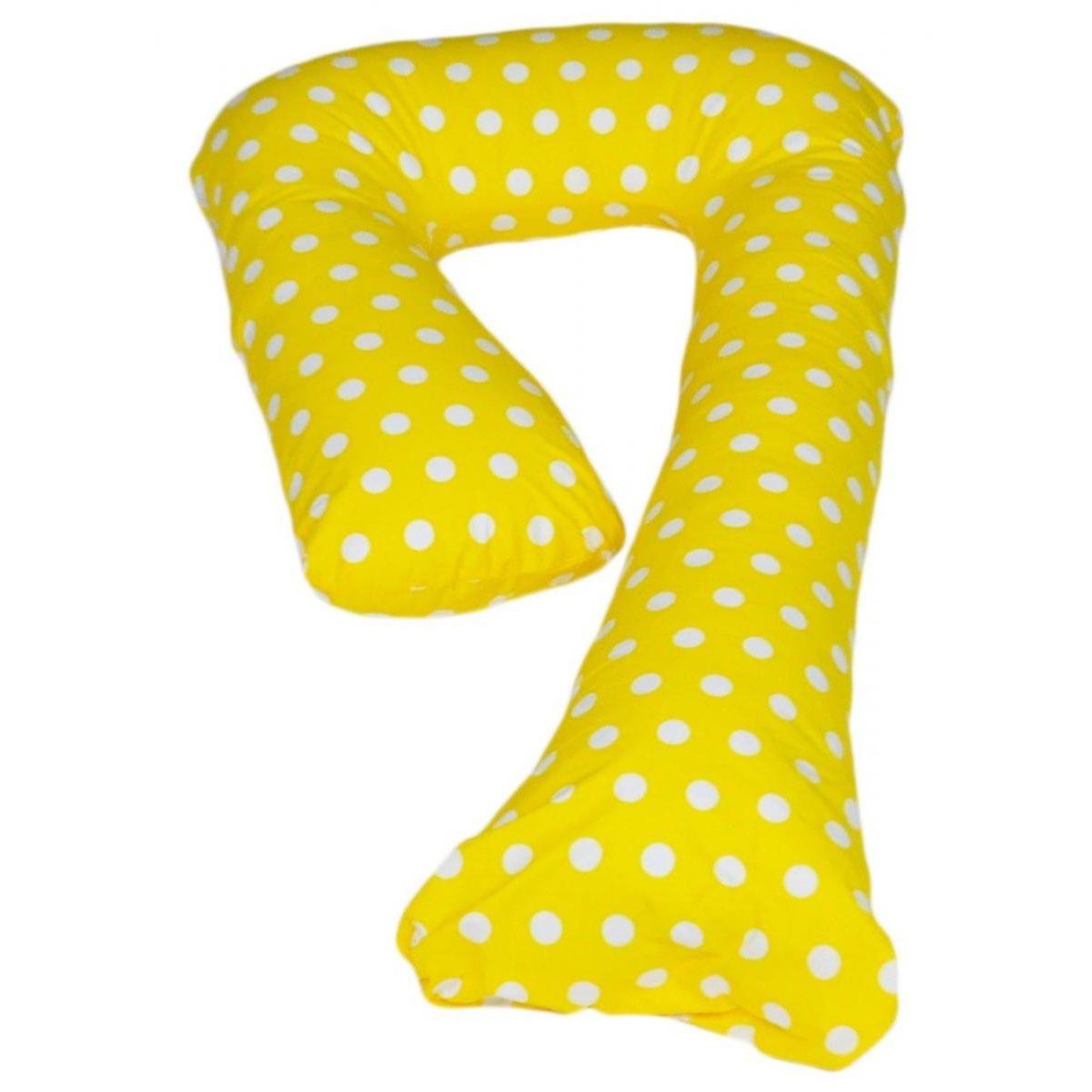 VELINDA Coussin d'accouchement pre/post natal pois de jaune