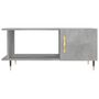 Voir la diapositive 5 : VIDAXL Table basse gris beton 90x50x40 cm bois d'ingenierie