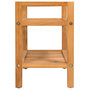 Voir la diapositive 3 : VIDAXL Etagere a chaussures avec 2 etageres 50x27x40 cm Chene massif