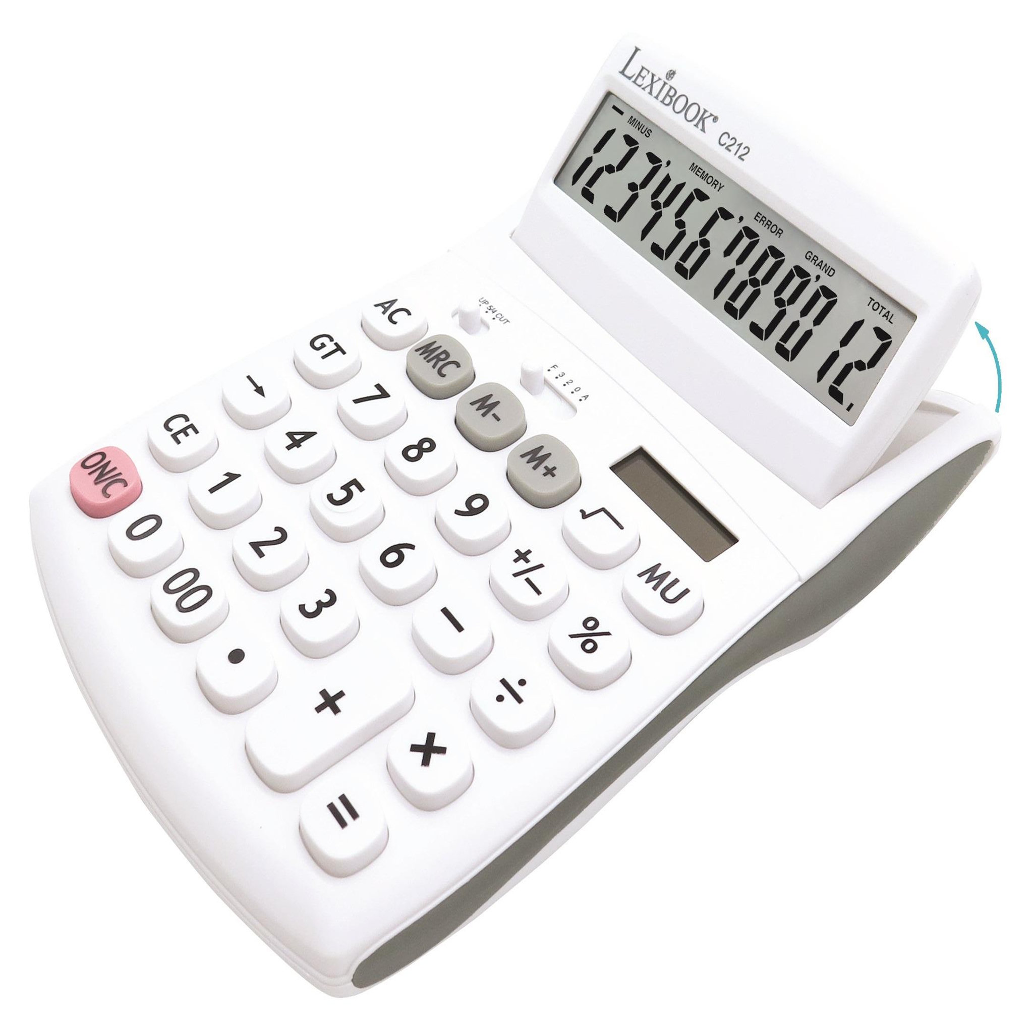 Voir la diapositive 2 : Lexibook Calculatrice de bureau à 12 chiffres
