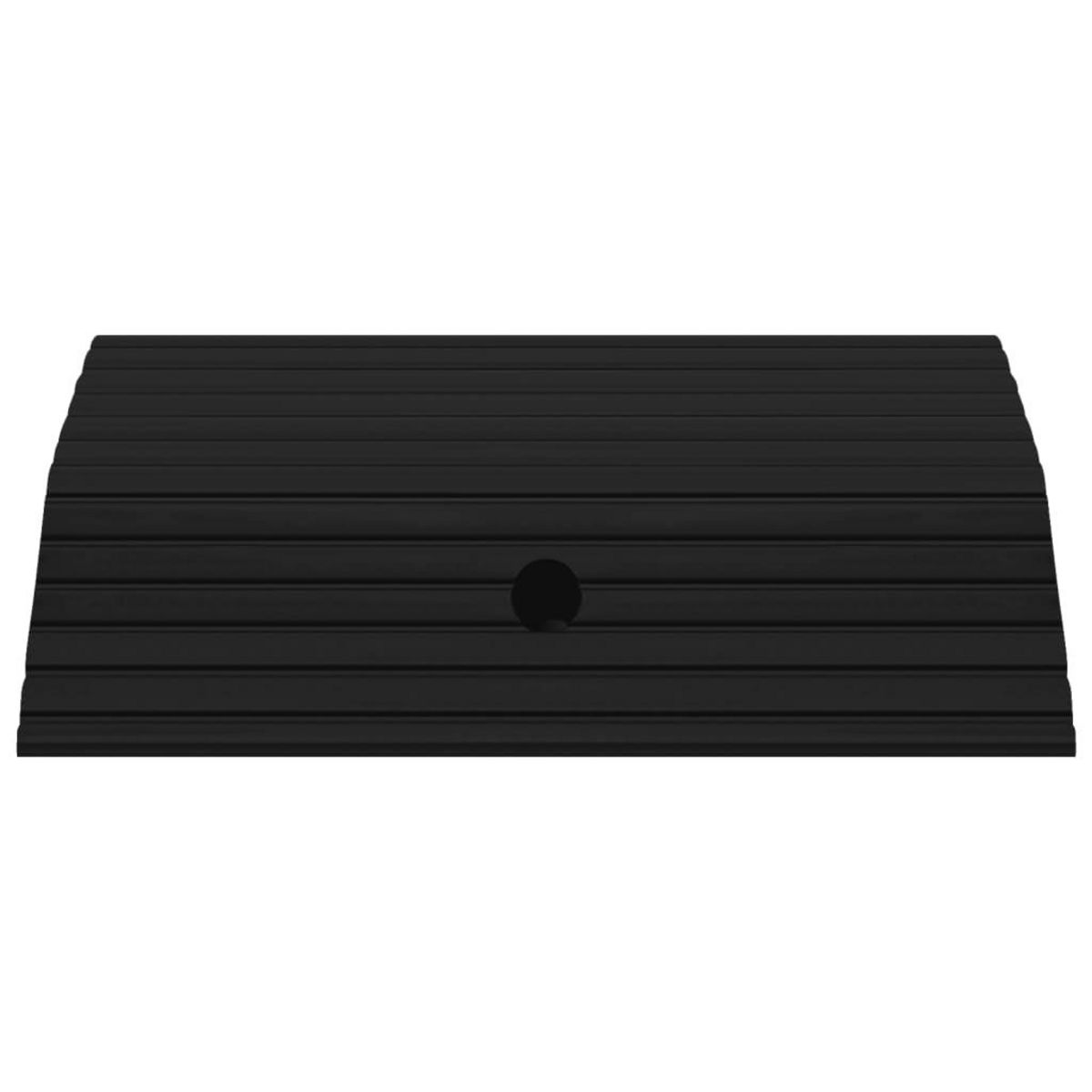 VIDAXL Rampe de seuil de pont 49x40x8 cm Caoutchouc