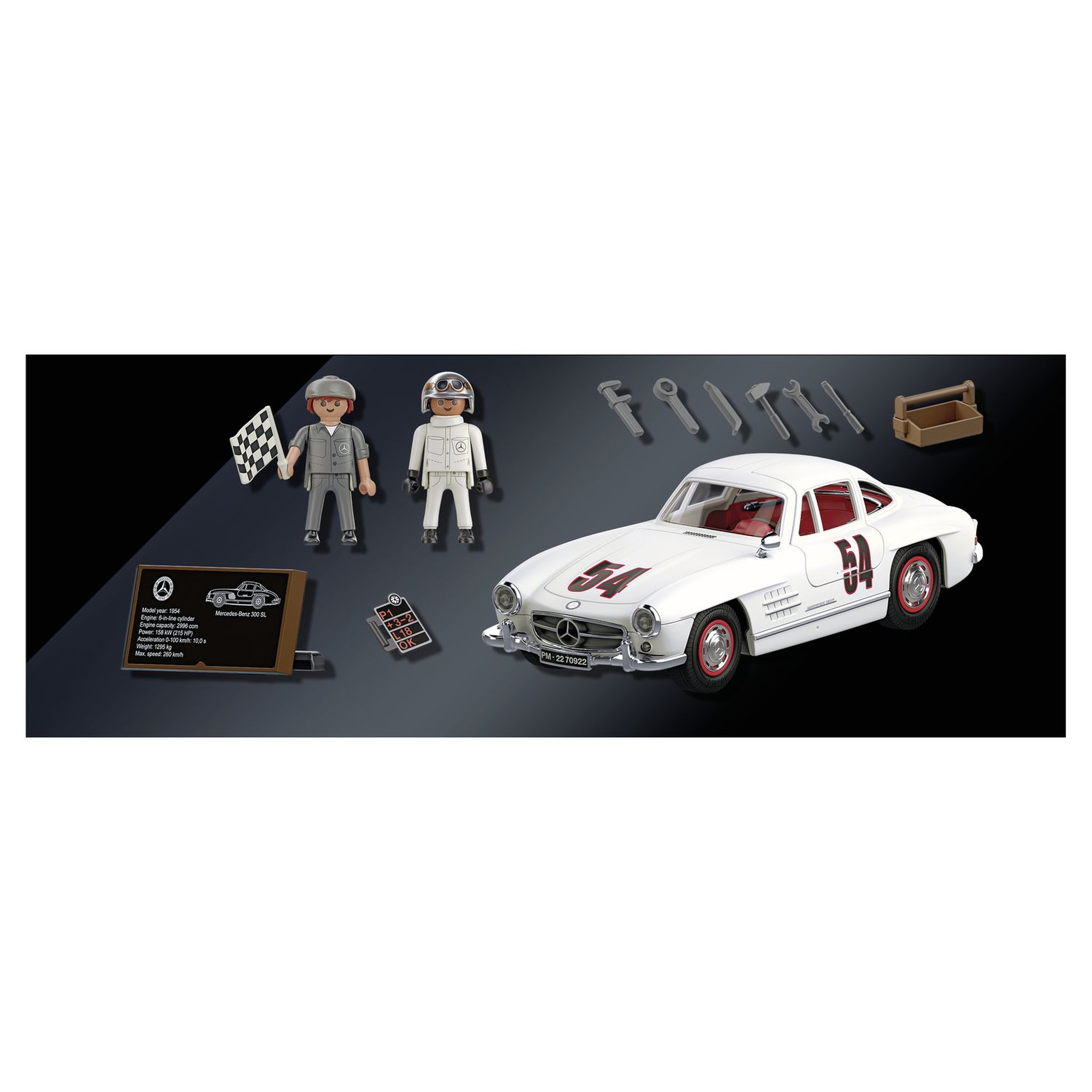 Voir la diapositive 9 : PLAYMOBIL 70922 - Mercedes Benz 300 SL
