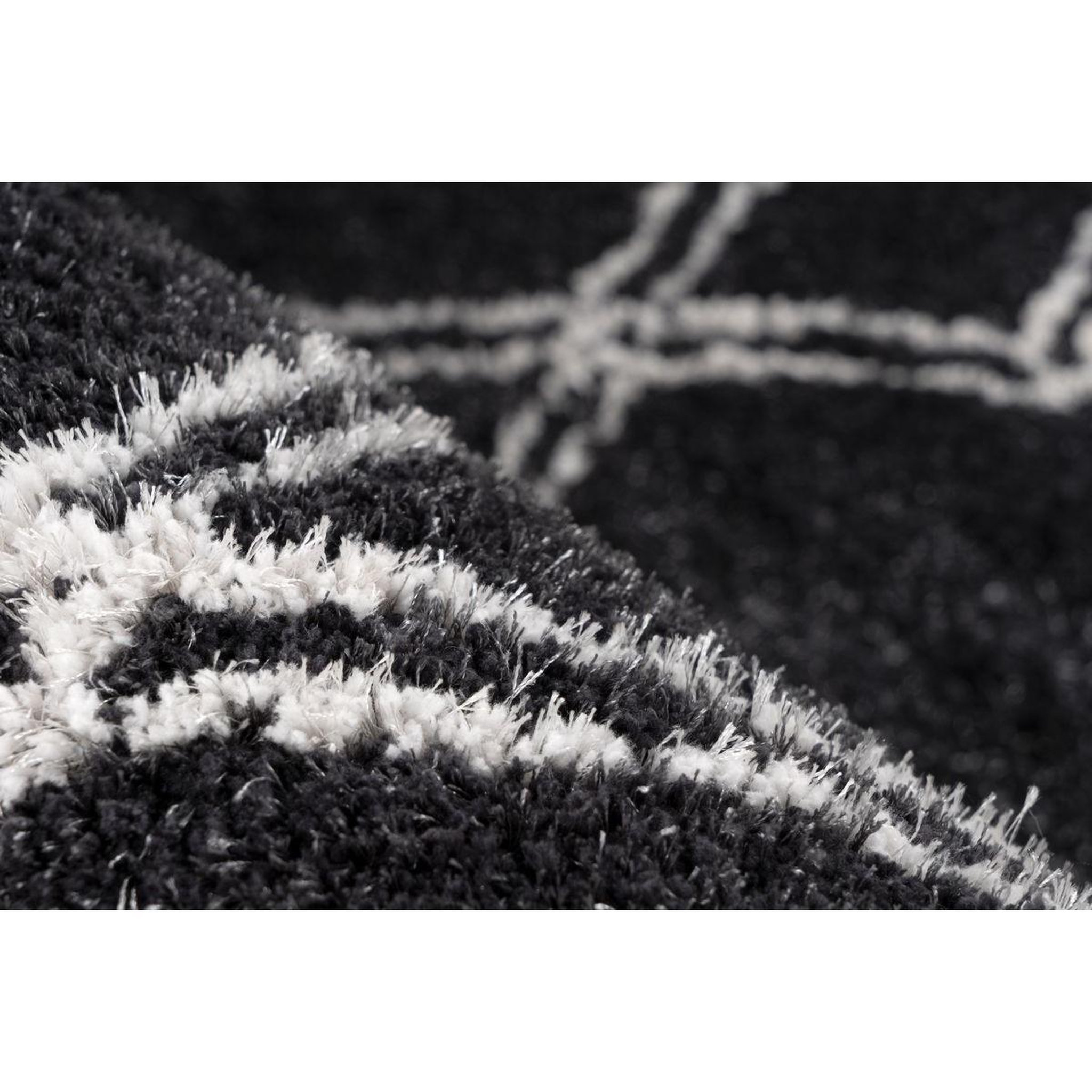 Voir la diapositive 3 : Paris Prix Tapis Imprimé Géométrique  Orlando  Anthracite