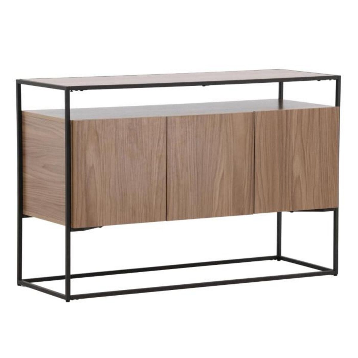 Paris Prix Buffet 3 Portes en Teck  Kingsport  120cm Marron