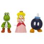 Yoshi - Princesse Peach - Bob-omb - Pack 3 figurines